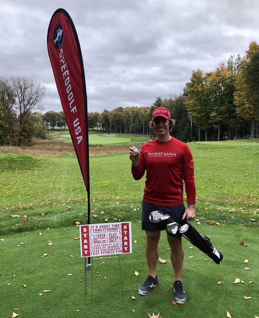 Jaacob Bowden placed 19th at the 2018 Speedgolf World Championships on the Shenedoah Course at Turning Stone Resort & Casino